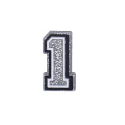 Number Shoe Charms for Crocs Accessories Decorations Silvery Pins Boy Girls Clogs Charms Women Kids Jeans Shoes Accessories