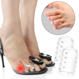 1/10Pcs Silicone Toe Protective Cover Anti-Friction Breathable Protector Prevents Blisters Toe Caps Covers Protectors Foot Care