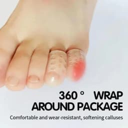 1/10Pcs Silicone Toe Protective Cover Anti-Friction Breathable Protector Prevents Blisters Toe Caps Covers Protectors Foot Care