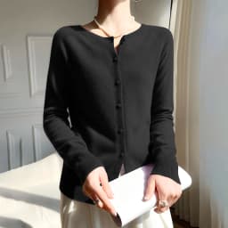 WinvyNee Women's Clothing Merino Wool Black Cardigans Sweater Solid Casual Warm Outerwears Knitted Tops Autumn Jumpers B1263018A