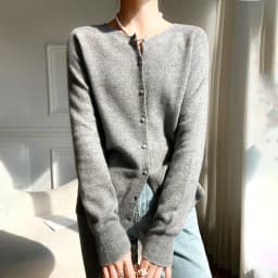 WinvyNee Women's Clothing Merino Wool Black Cardigans Sweater Solid Casual Warm Outerwears Knitted Tops Autumn Jumpers B1263018A