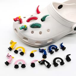 3pcs A Set Shoe Decorations Novelty Pvc 3d Dragon Style Garden Shoes Accessories Shoes Charm Ornaments Kids Gift Charm Ornaments