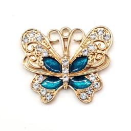 Shoe Charms Jewelry Flower Rhinestone Crystal Drill Hole Shoe Buckle Decorations Shoes Assessories Chain Girl Gift 1pcs