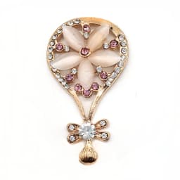 Shoe Charms Jewelry Flower Rhinestone Crystal Drill Hole Shoe Buckle Decorations Shoes Assessories Chain Girl Gift 1pcs