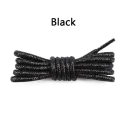 Round Shiny Shoelaces Metallic Glitter Shoe Laces Gold Silver Silk Shoes Lace Sports Casual Colorful Rainbow Gradient Shoelace