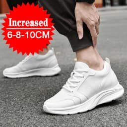 Men Elevator Shoes Height Increase Sneakers Shoes for Men 10cm Sports Casual Shoes Invisible Inner Heightening Shoes for Men 8cm