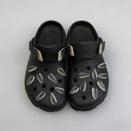 New Shoe Charms Accessories DIY Creative Melon Seeds Sunflower Seeds Shoes Flower Shoes On Decoration Detachable Accessories