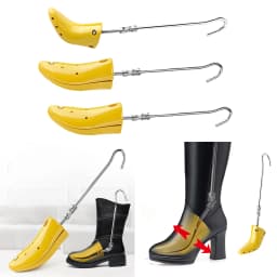 Shoe Stretcher Shoe Trees Loosens Tight Shoes Adjustable Length & Width Width Wooden Shaper Metal Construction