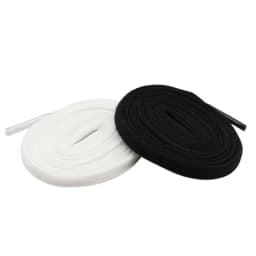 Coolstring 6mm Classic Shoes Accessories Double Layer Cotton Flat Shape Shoelace for Sneakers Canvas Boots Custom Length 350 700