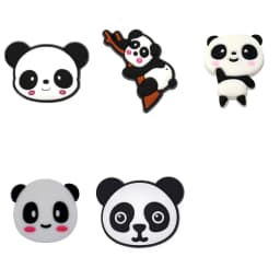Panda Shoe Charms for Crocs Accessories Sandals Kids Clogs Pins Boy Girls Badges Men Jeans Women Decorations Buckle Shoes