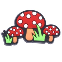 Mushroom Shoe Charms for Crocs Accessories Women Clogs Pins Men Badges Kids Jeans Boy Girls Decorations Buckle Shoes Accessories