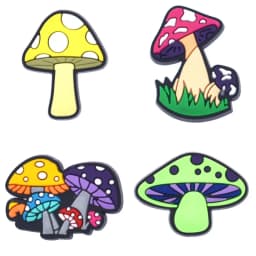 Mushroom Shoe Charms for Crocs Accessories Women Clogs Pins Men Badges Kids Jeans Boy Girls Decorations Buckle Shoes Accessories