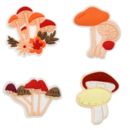 Mushroom Shoe Charms for Crocs Accessories Women Clogs Pins Men Badges Kids Jeans Boy Girls Decorations Buckle Shoes Accessories