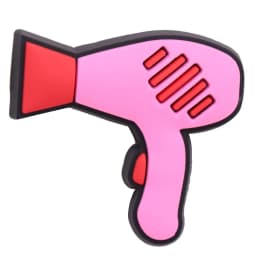 Hot Sale 1pcs Shoe Charms Cosmetic Lipstick Mirror Hairdryer PVC Garden Shoes Buckle Decorations Fit Kids Girls X-max Gift