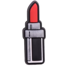 Hot Sale 1pcs Shoe Charms Cosmetic Lipstick Mirror Hairdryer PVC Garden Shoes Buckle Decorations Fit Kids Girls X-max Gift