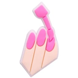 Hot Sale 1pcs Shoe Charms Cosmetic Lipstick Mirror Hairdryer PVC Garden Shoes Buckle Decorations Fit Kids Girls X-max Gift