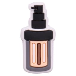 Hot Sale 1pcs Shoe Charms Cosmetic Lipstick Mirror Hairdryer PVC Garden Shoes Buckle Decorations Fit Kids Girls X-max Gift