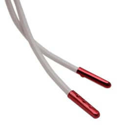 Coolstring 16*4mm Red Mouth Open Lace Metal Aglets Three Holes Female Boot Canvas Shoe Tips Press Install Tennis Cord Decoration