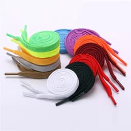 1Pair Flat Classic Thicken Shoelace Double Layer Flat Shoelaces for Sneakers Running Sports Basketball Shoe Laces Casual Strings