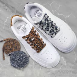 NEW Animal Patten Sneakers Canvas Shoe Lace Newest Classic Leopard Print Shoelaces Flat Leopard Zebra Tiger Snake Shoelaces