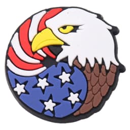 1-19PCS America Football Drinks USA Flower Statue of Liberty PVC Shoe Decoration Buckle Charms Clog Pin Hole Slipper Accessories