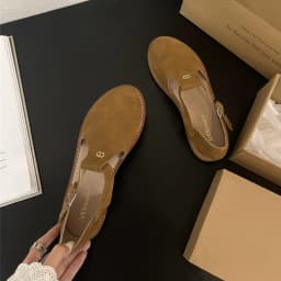 DIMANYU Retro Roman Baotou Sandals Women Wear 2026 Summer New Frosted Real Leather Female Flat Shoes Hollow Women Sandals