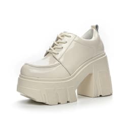 AIYUQI Women's High Heels Lace-up 2026 New Genuine Leather Platform Shoes Women Fashion 11cm High Women's Shoes