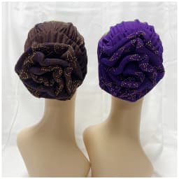 Wholesale Order Fashion Muslim Female Turban Hat Bonnet Gold Velvet Hot Rhinestone Solid Indian Beanie Hair Bonnet Cap For Women