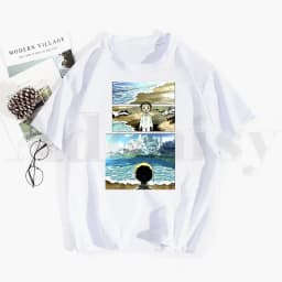 The Promised Neverland Emma Norman Ray Anime Tshirt Hip Hop Girl Print Top Tees Harajuku Tshirts Men Fashion Summer T-shirts
