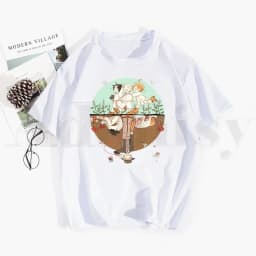 The Promised Neverland Emma Norman Ray Anime Tshirt Hip Hop Girl Print Top Tees Harajuku Tshirts Men Fashion Summer T-shirts