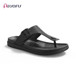 LUOFU Women's New Cool Slippers Summer Simple and Versatile, Anti slip, Non grinding Foot Clip Toe, Outgoing Cool Slippers