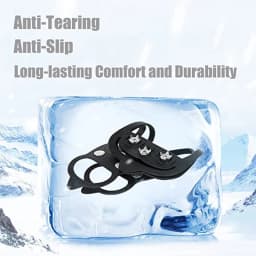 8 Teeth Crampons for Snow and Ice Spikes for Shoes Non-Slip Winter Outdoor Hiking Climbing Anti-slip Covers for Shoes Gripper
