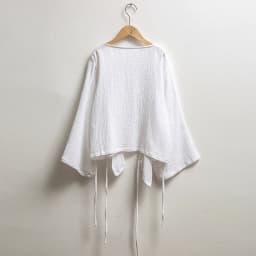 Muslin 100% Cotton Gauze Oversized Loose T-Shirt Sexy V-Neck Women'S Long Sleeve Top Bandage Elegant White Shrit And Blouse