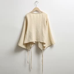 Muslin 100% Cotton Gauze Oversized Loose T-Shirt Sexy V-Neck Women'S Long Sleeve Top Bandage Elegant White Shrit And Blouse