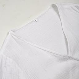 Muslin 100% Cotton Gauze Oversized Loose T-Shirt Sexy V-Neck Women'S Long Sleeve Top Bandage Elegant White Shrit And Blouse