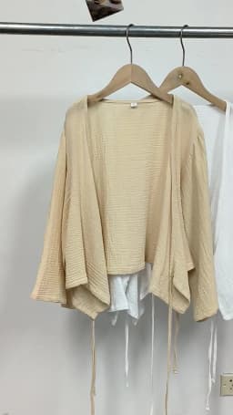 Muslin 100% Cotton Gauze Oversized Loose T-Shirt Sexy V-Neck Women'S Long Sleeve Top Bandage Elegant White Shrit And Blouse