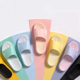 Luofu Men's and Women's Couple New Sports Slippers Summer Indoor and Outdoor Thick Sole Basketball Anti slip Beach Sandals