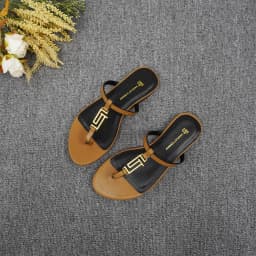New European and American Summer Flat Heel Outdoor Solid Color Women's Slippers Luxury Popular Brand Anti slip Beach Slippers