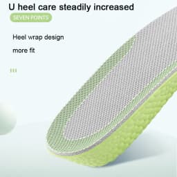 Seven Point Height Increase Insoles Invisible Inner Heightening Pad Sneaker Half Cushion Sports Shoes Boost Pads for Men Women
