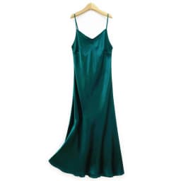BirdTree, 17MM 100% Silk Elegant OL Dresses, Women Spaghetti Strap Color, Simplicity Vacation Party Dress, 2024 Summer D44156QM