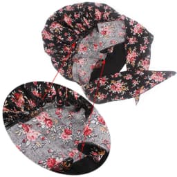 New Fashion Printed Flowers Women Inner Hijabs Caps Muslim Head Scarf Turban Bonnet Ready to Wear Ladies Wrap Under Hijab Cap