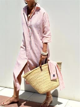 Autumn Long Sleeve Shirt Dress Elegant Belt Long Dress For Women 2024 Fashion Print Button Lapel Neck Casual Dresses Robe Femme