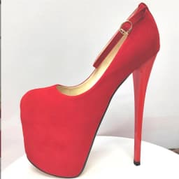 Crossdresser Shoes Woman Zapatos Mujer Plataforms Pumps Fashion Show Ladies 19cm Thin Heels Wedding Party Ankle Strap Stilettos