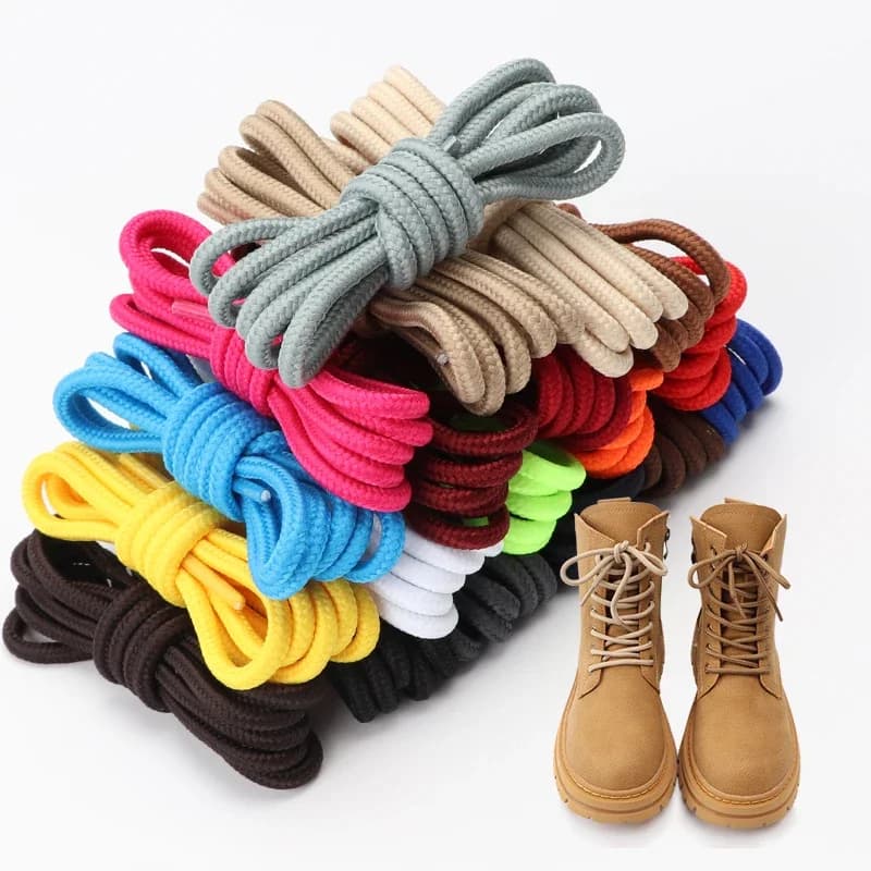 Classic Round Shoelaces for Sneakers Boots Hiking Shoes Shoelace Oxford Shoe Laces for 90cm/120cm/150cm Shoestrings Woman Man