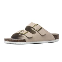 2027 New Summer Men's Cork Slippers Suede Leather Mule Clogs Slippers Man Soft Cork Two Buckle Beach Slides Footwear For Men 45