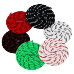 Coolstring 5mm Round Laces Sports Black White Red Shoelaces Unisex Casual Shoestring Bootlaces for P6000 Sneakers Dad Shoes
