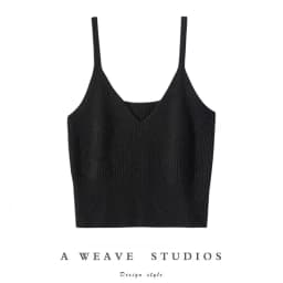 Cashmere Women's 100% Goat Cashmere Interior With Autumn And Winter New Minimalist Knitted Base Camisole Vest