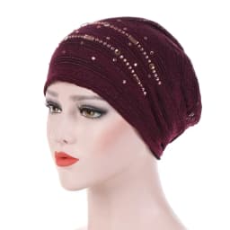 Summer thin lace turban solid cotton inner hijab caps soft breathable muslim women turbantes wrap head hijab underscarf bonnet