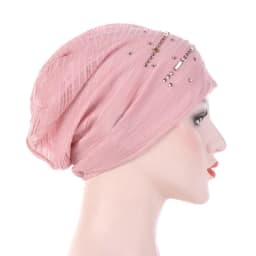 Summer thin lace turban solid cotton inner hijab caps soft breathable muslim women turbantes wrap head hijab underscarf bonnet