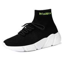 MWY Casual Shoes Men Sneakers Breathable Lace Up Mesh Socks Shoes zapatillas hombre Women Sports JoggingShoes Plus Size 35-47